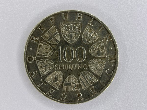 1979 100 Silver Shillings Coin