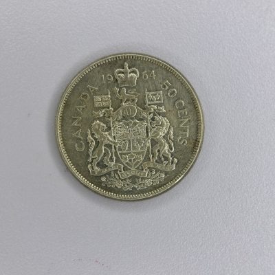 1964 Canadian 50 Cent Elizabeth Coin