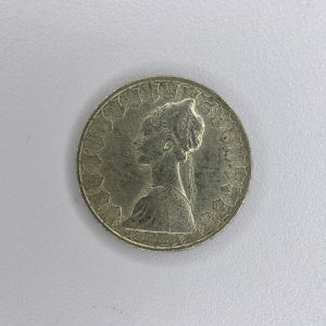 1958 R Italian five Hundred Lire Silver Coin