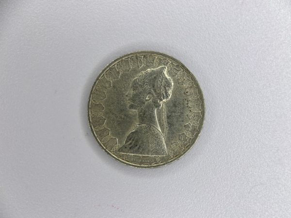 1958 R Italian five Hundred Lire Silver Coin