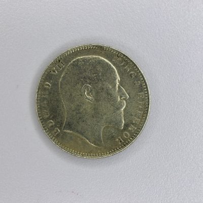 1906 Edward VII One Rupee Coin