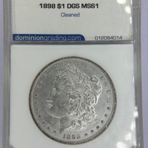 Morgan coin 1898